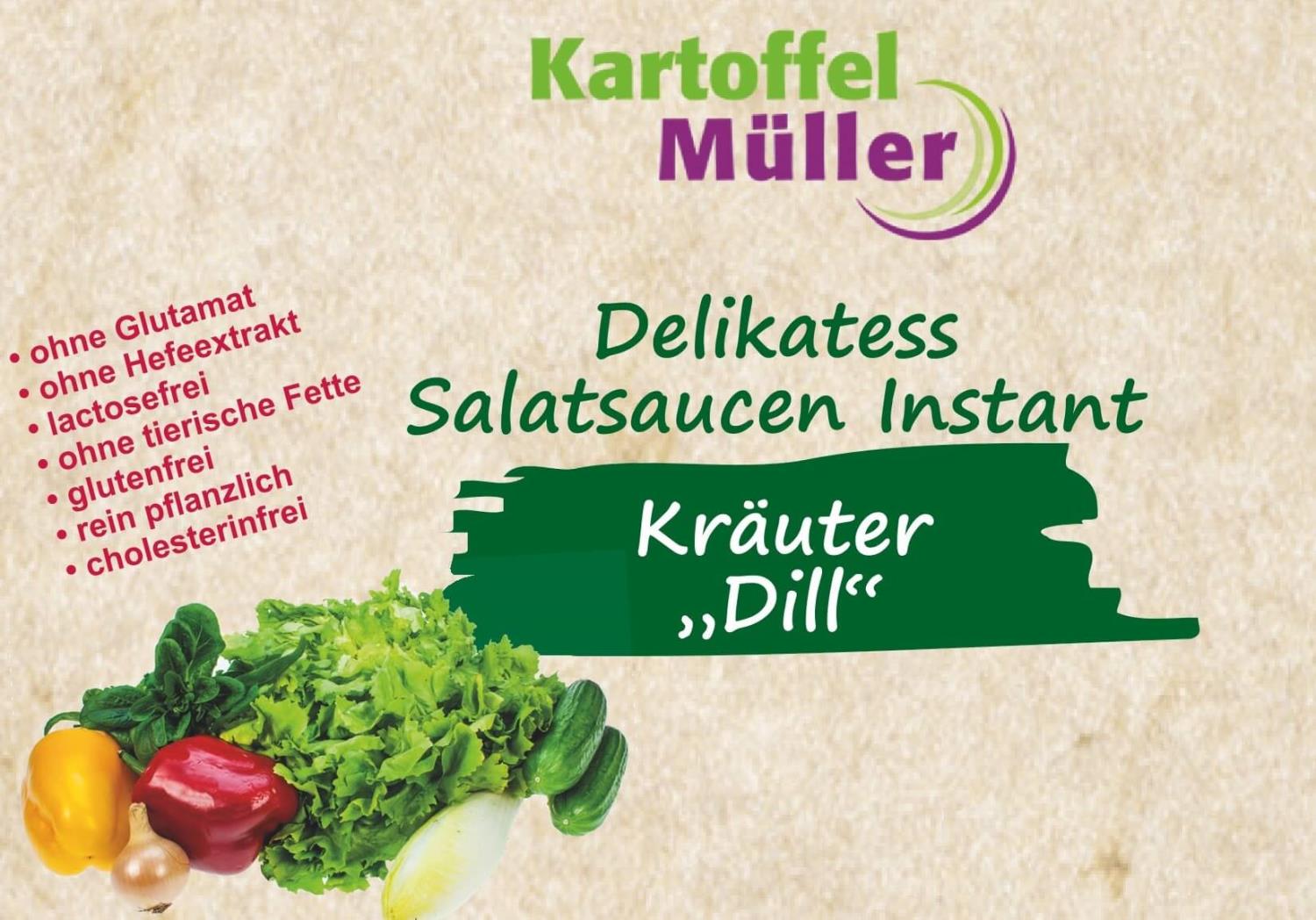 Delikatess Salatsaucen Instant Kräuter Dill 200 g